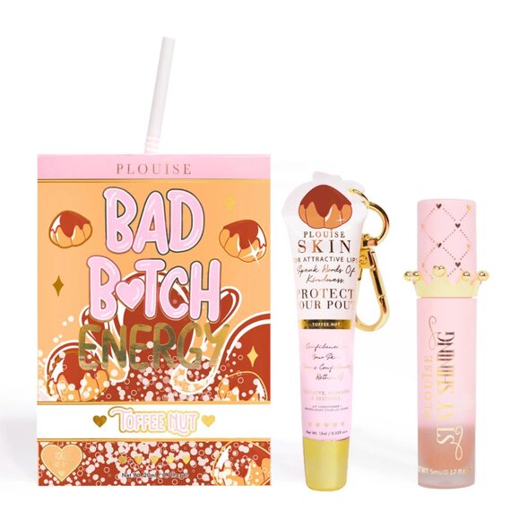 P.Louise Lip Bad B*tch Energy Lip Duo & Juicy Dip Lip Mask and Scrub Set | NEW - Picture 2 of 3